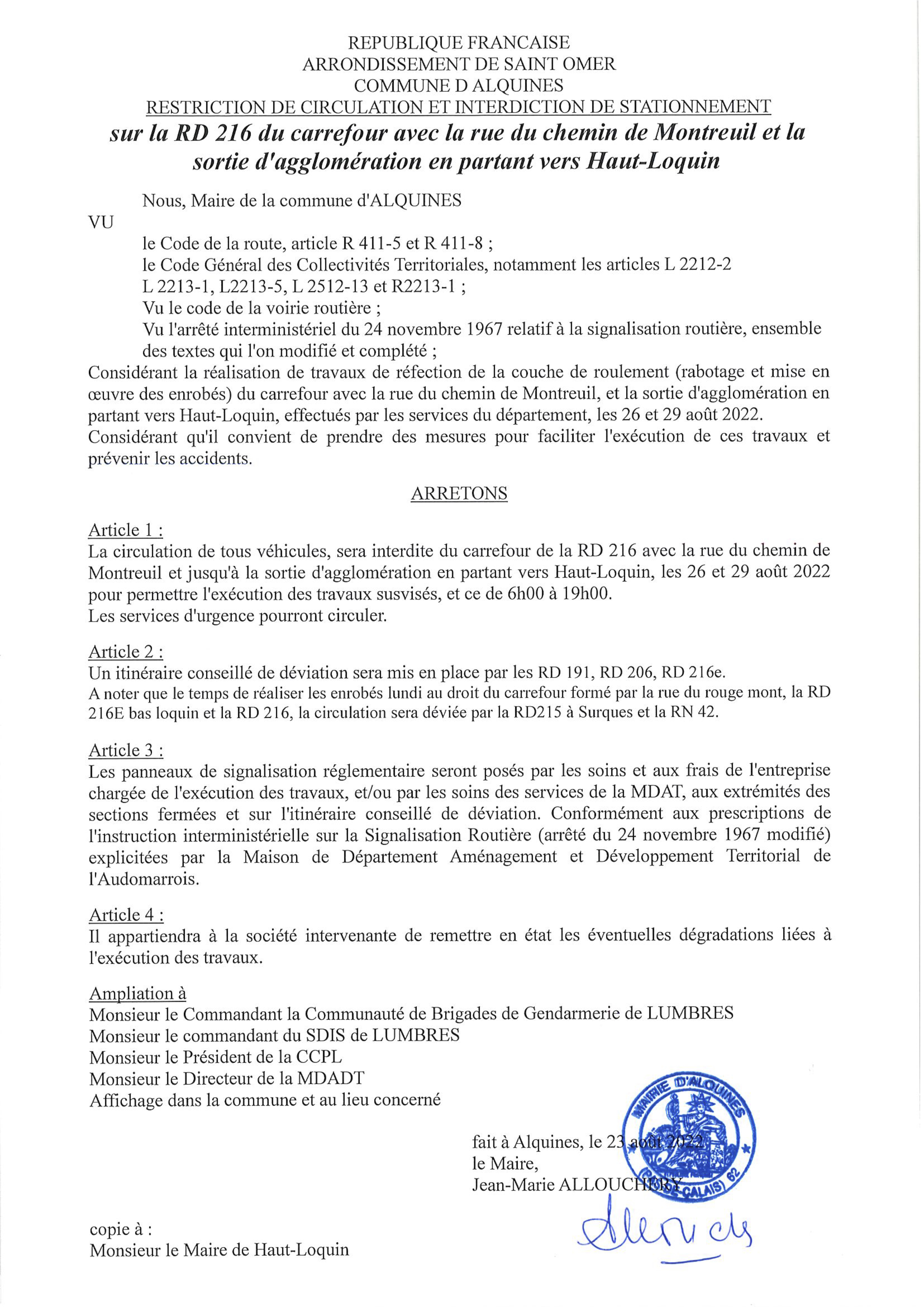 arre%CC%82te%CC%81%20de%20circulation arre%CC%82te%CC%81%20de%20circulation